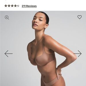 NWT SKIMS Ultimate Balconette Push-Up Bra Sienna 34C